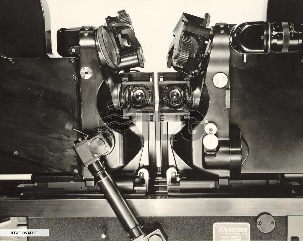 The SPACEMASTER: a close view of the lens and prism turrets