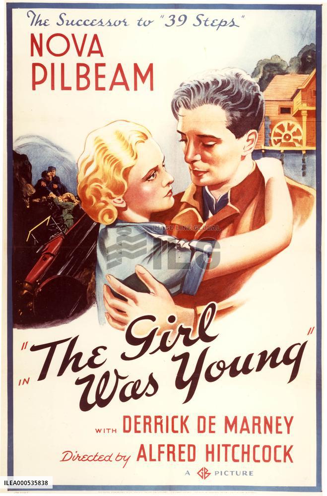 POSTER WITH THE AMERICAN RELEASE TITLE FOR THE ALFRED HITCHC