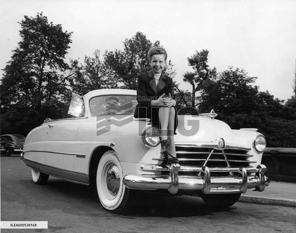 CECILE AUBREY  Publicity shot during the filming of The Blac