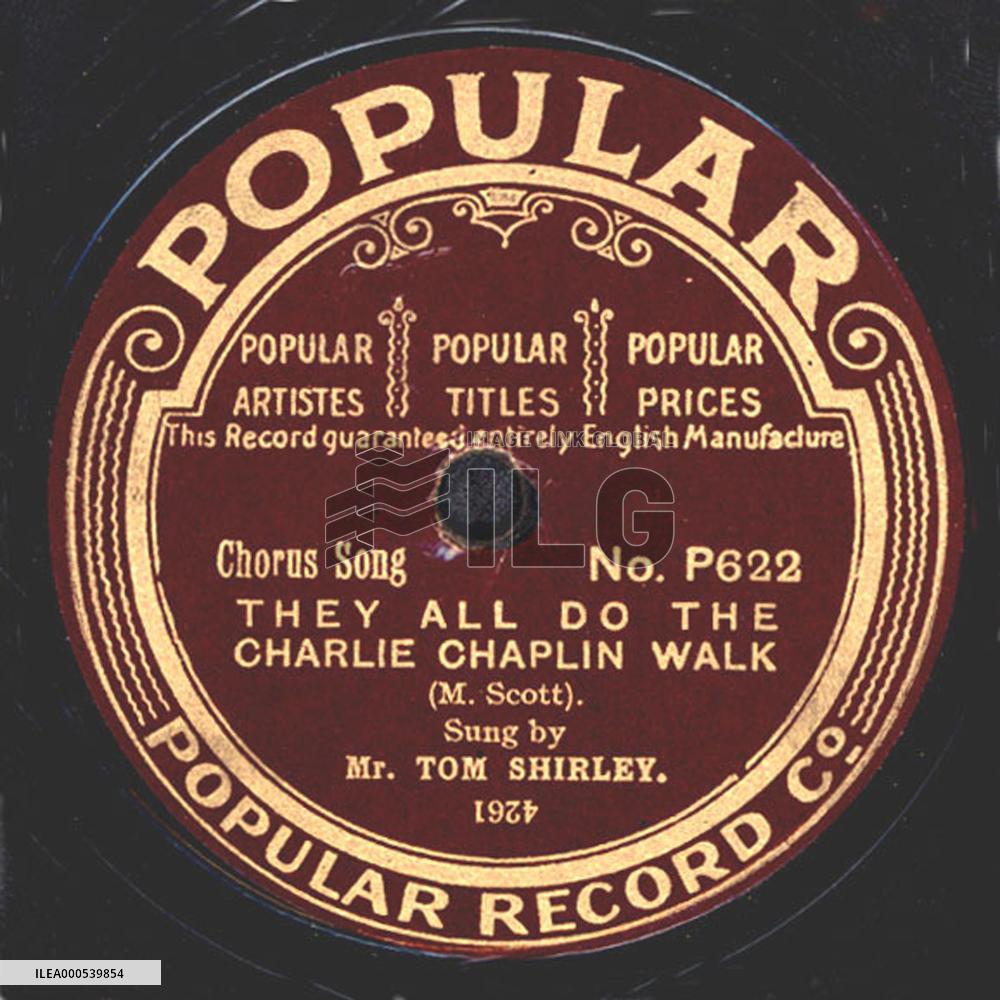 THEY ALL DO THE CHARLIE CHAPLIN WALK     Recording of a popu