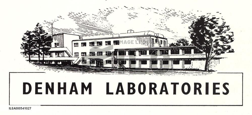 DENHAM LABORATORIES originally part of DENHAM STUDIOS. Later