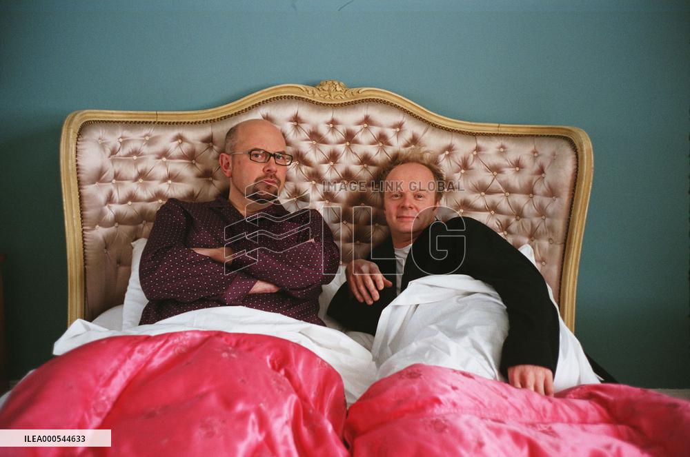Archie Heron (Vincent Franklin) and Gregory Hough (Jason Wat