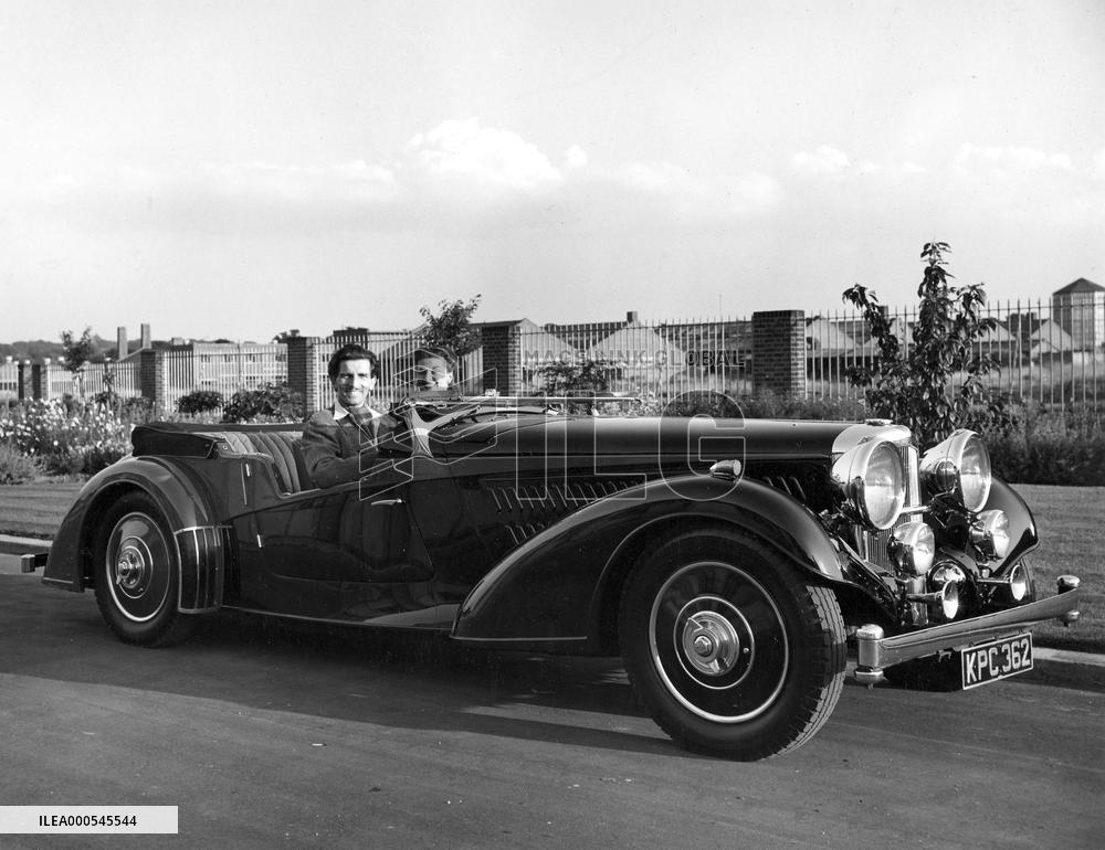 MICHAEL RENNIE IN HIS ALVIS