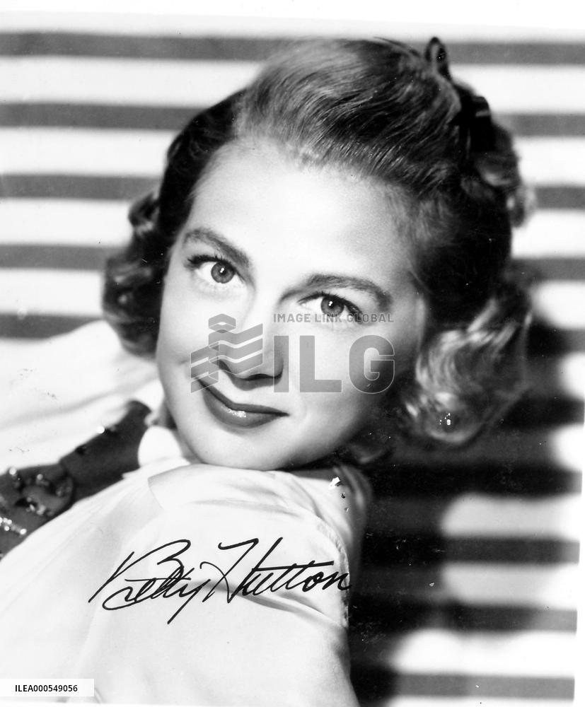 BETTY HUTTON    AMERICAN ACTRESS BETTY HUTTON