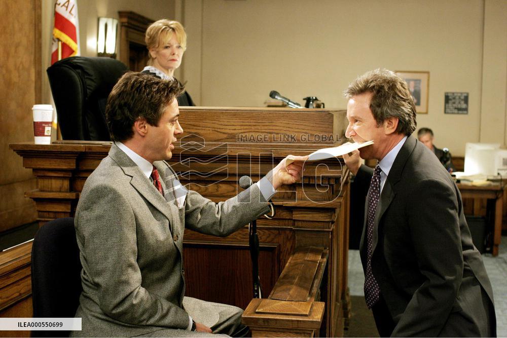 (L-R)  Robert Downey, Jr., Jane Curtin, Tim Allen Photo: Jos