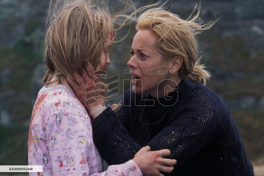 ABIGAIL STONE as Ebrill with MARIA BELLO as Adelle in THE DA