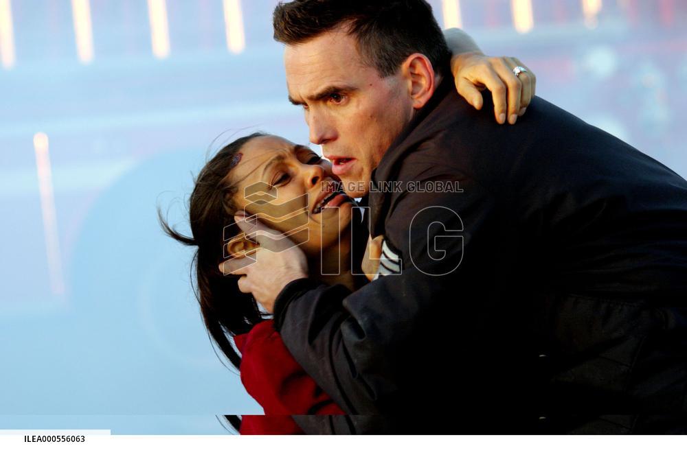 CRASH  Thandie Newton as Christine and Matt Dillion as Offic