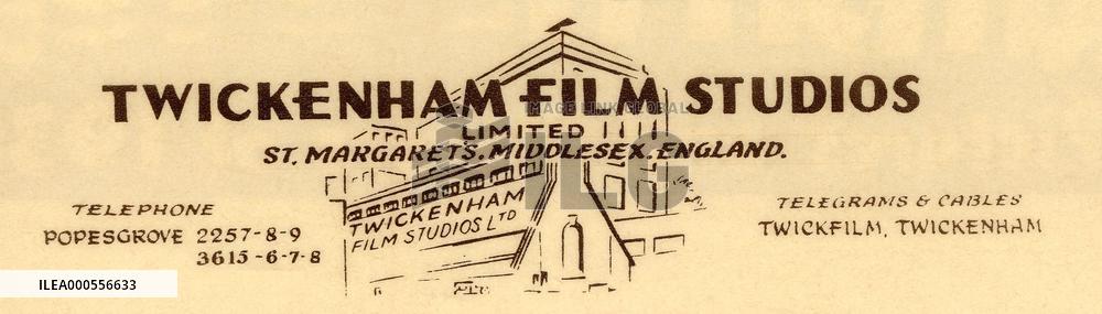 TWICKENHAM FILM STUDIOS        mid 1930s publicity TWICKENHA