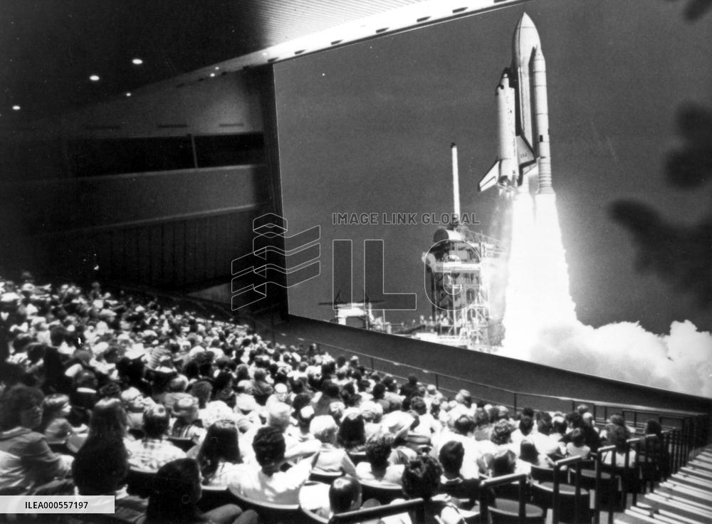 IMAX CINEMA, 7 stories high at SPACEPORT USA the cinema is s