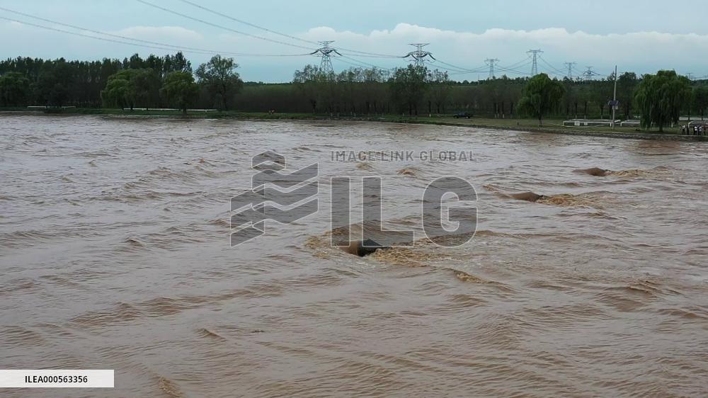 Yellow River Remove Pontoon Bridge For Flood Season