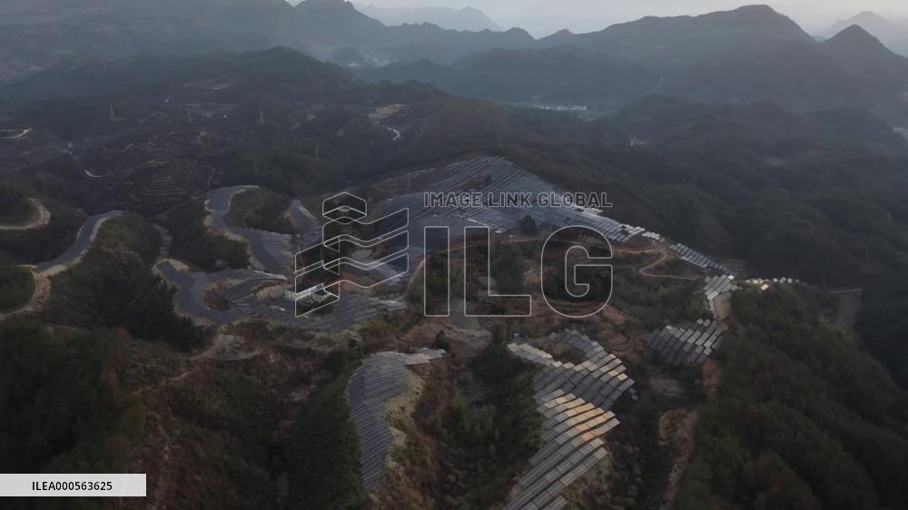 Aerial Photovoltaic Panels