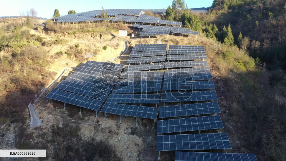 Aerial Photovoltaic Panels