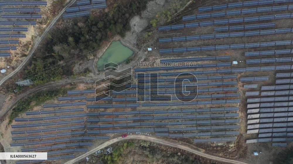 Aerial Photovoltaic Panels