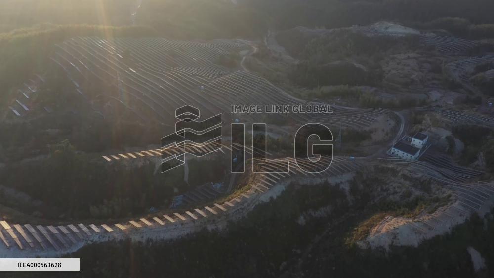 Aerial Photovoltaic Panels