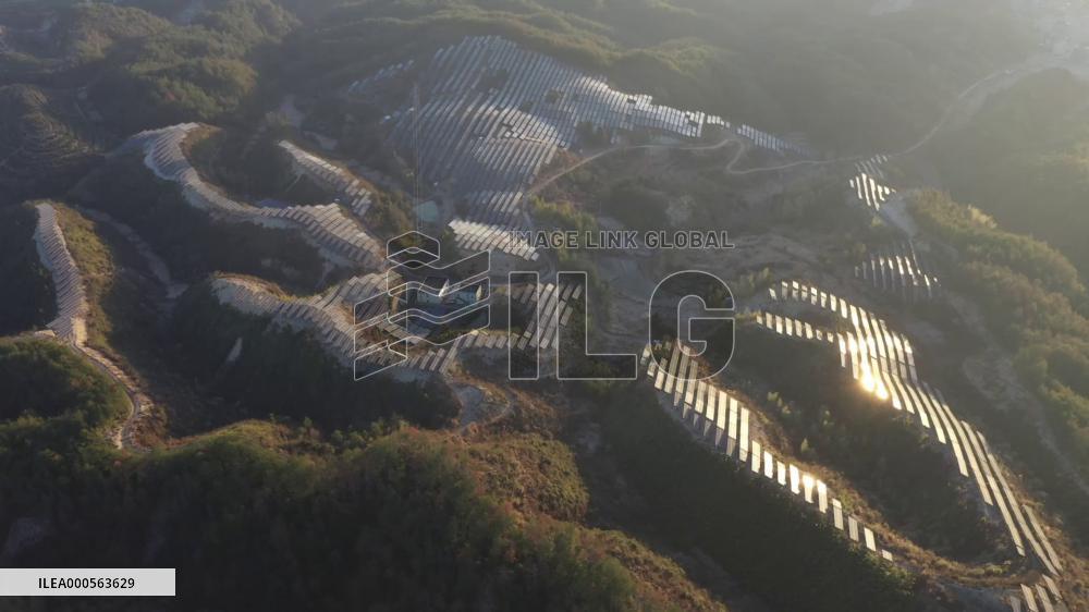 Aerial Photovoltaic Panels