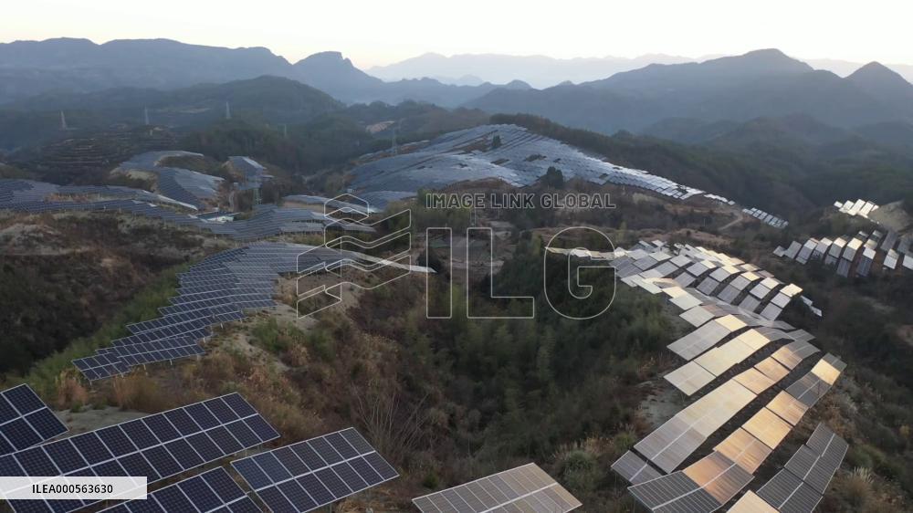 Aerial Photovoltaic Panels