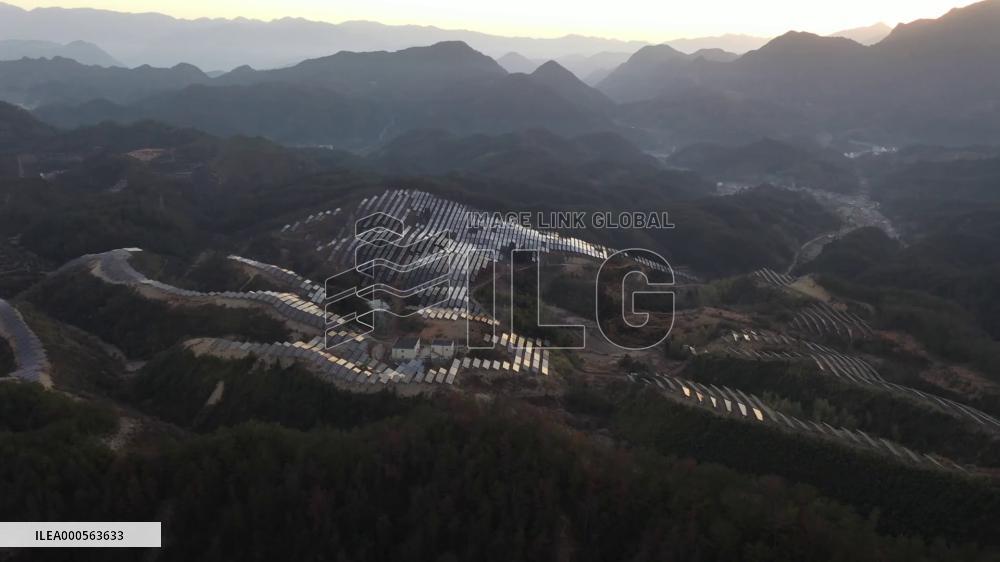 Aerial Photovoltaic Panels