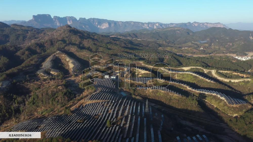 Aerial Photovoltaic Panels