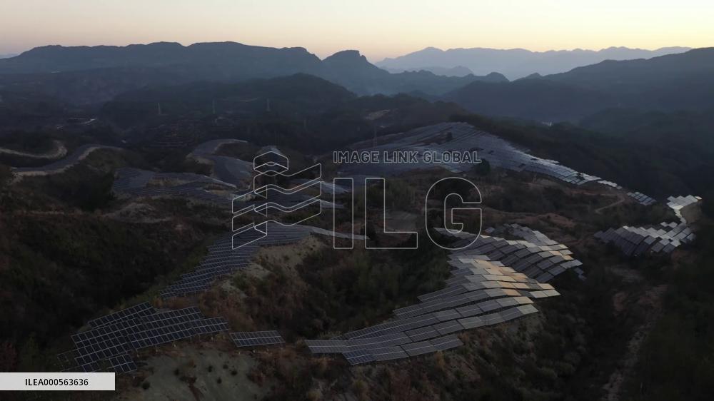 Aerial Photovoltaic Panels