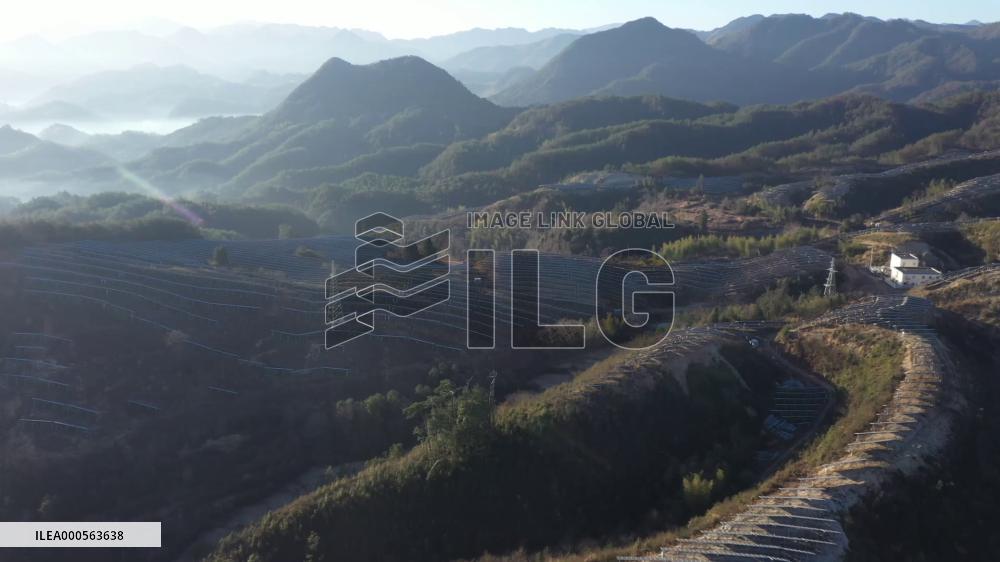 Aerial Photovoltaic Panels