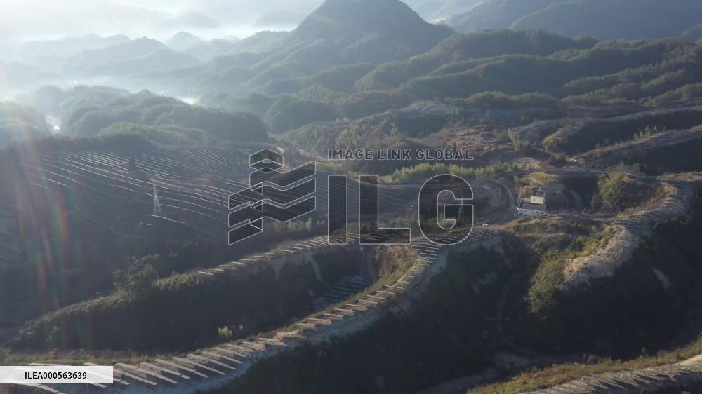 Aerial Photovoltaic Panels