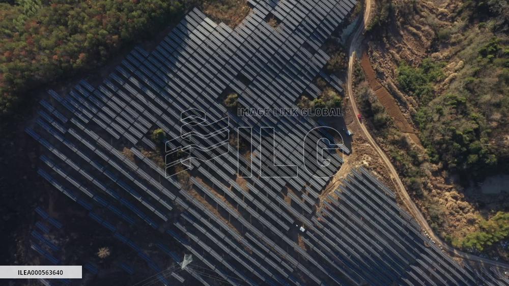 Aerial Photovoltaic Panels