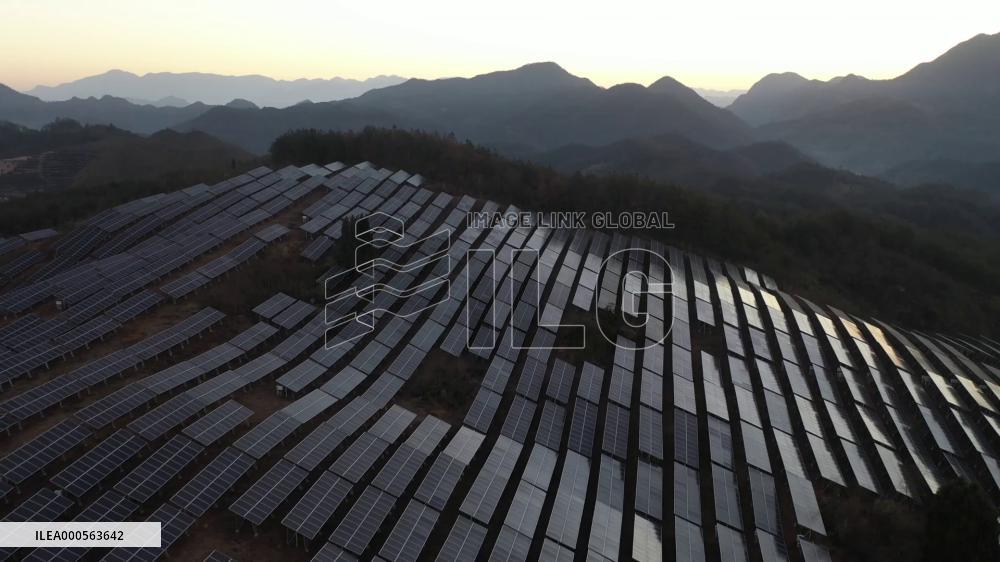 Aerial Photovoltaic Panels