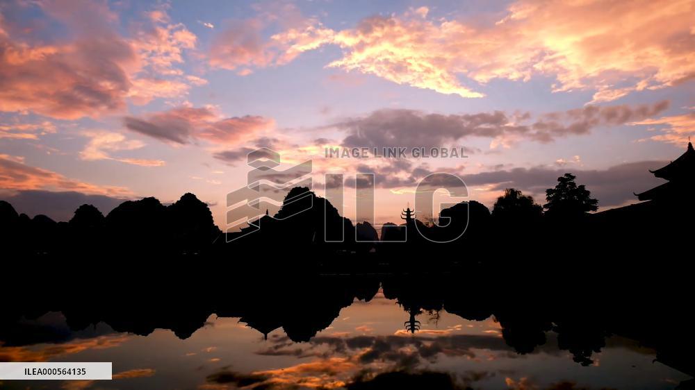 Time-lapse Footage Sunset