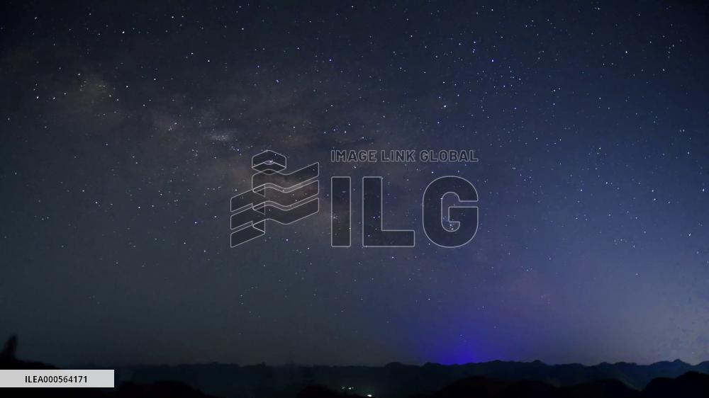 Time-lapse Footage Night Sky