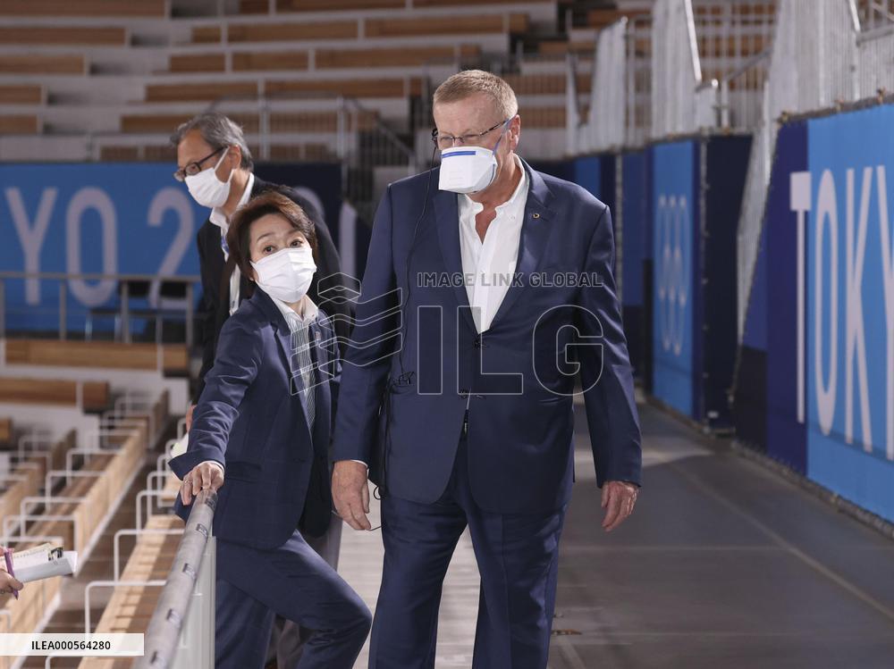 IOC Vice President Coates in Tokyo