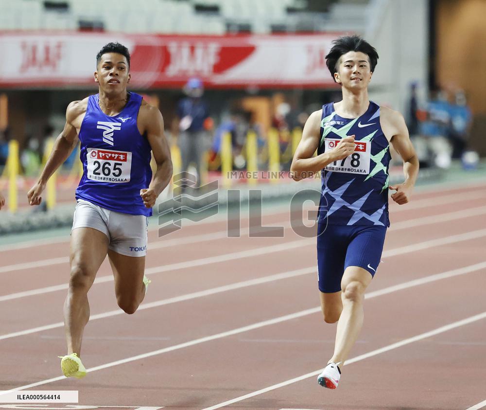 Athletics: Japanese c'ships, Olympic qualifying meet