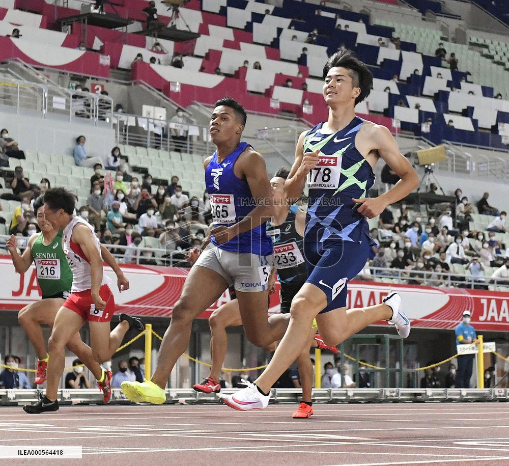 Athletics: Japanese c'ships, Olympic qualifying meet
