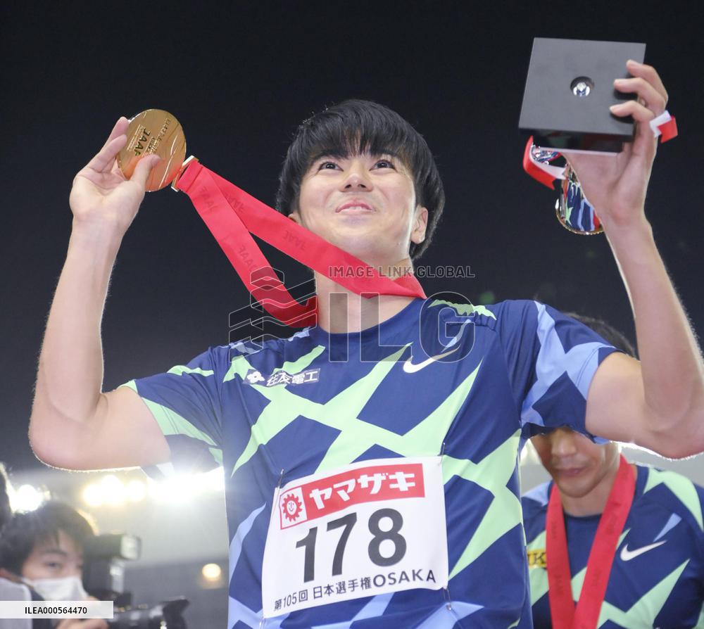Athletics: Japanese c'ships, Olympic qualifying meet