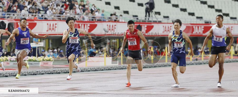 Athletics: Japanese c'ships, Olympic qualifying meet