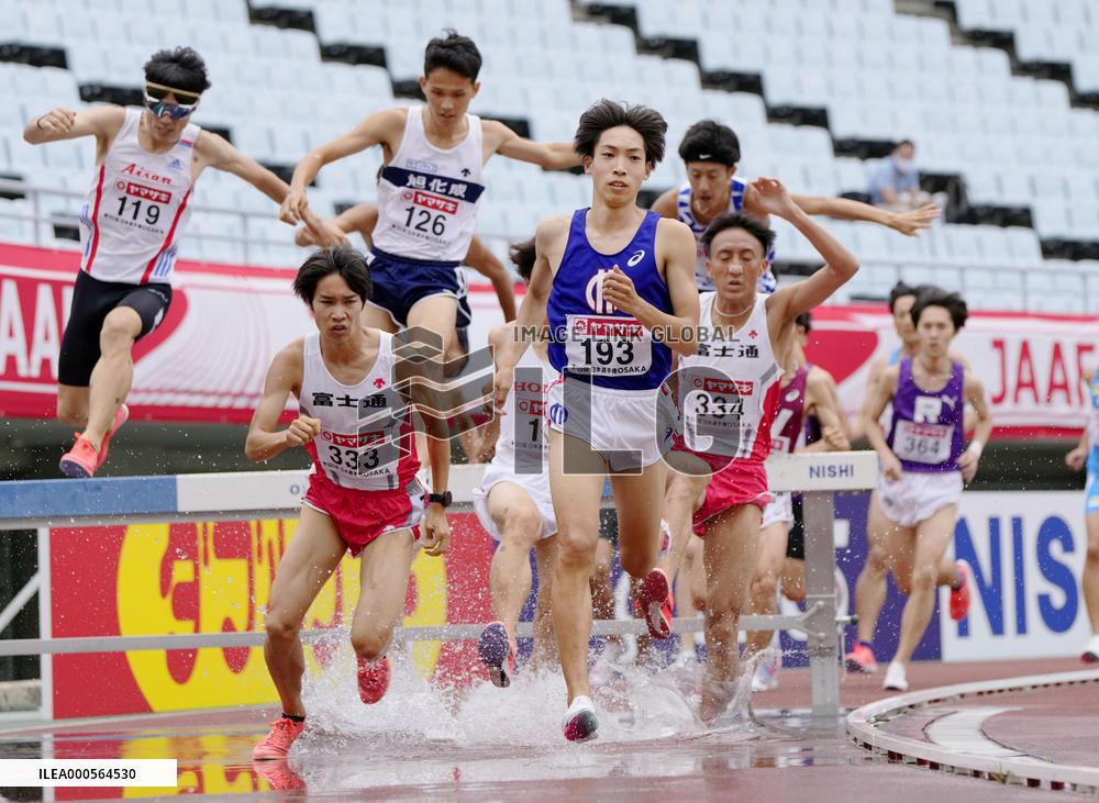 Athletics: Japanese c'ships, Olympic qualifying meet