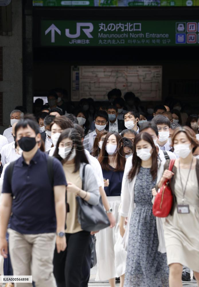 Scene in Tokyo after COVID-19 state of emergency