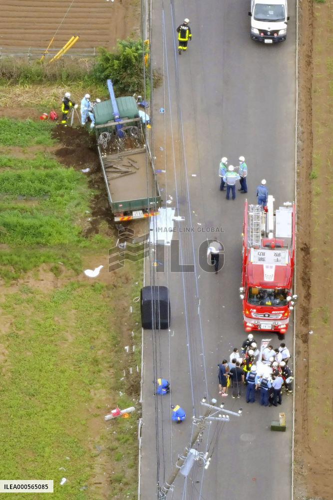 2 kids killed after being hit by truck near Tokyo