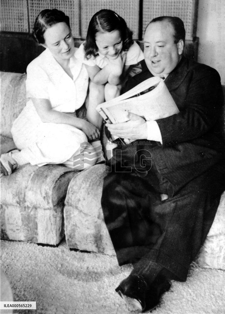 ALMA REVILLE with husband Director ALFRED HITCH