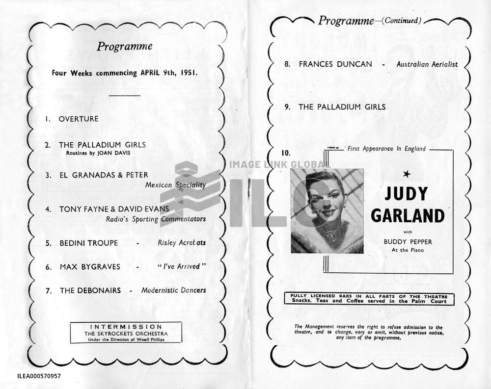 LONDON PALLADIUM PROGRAMME