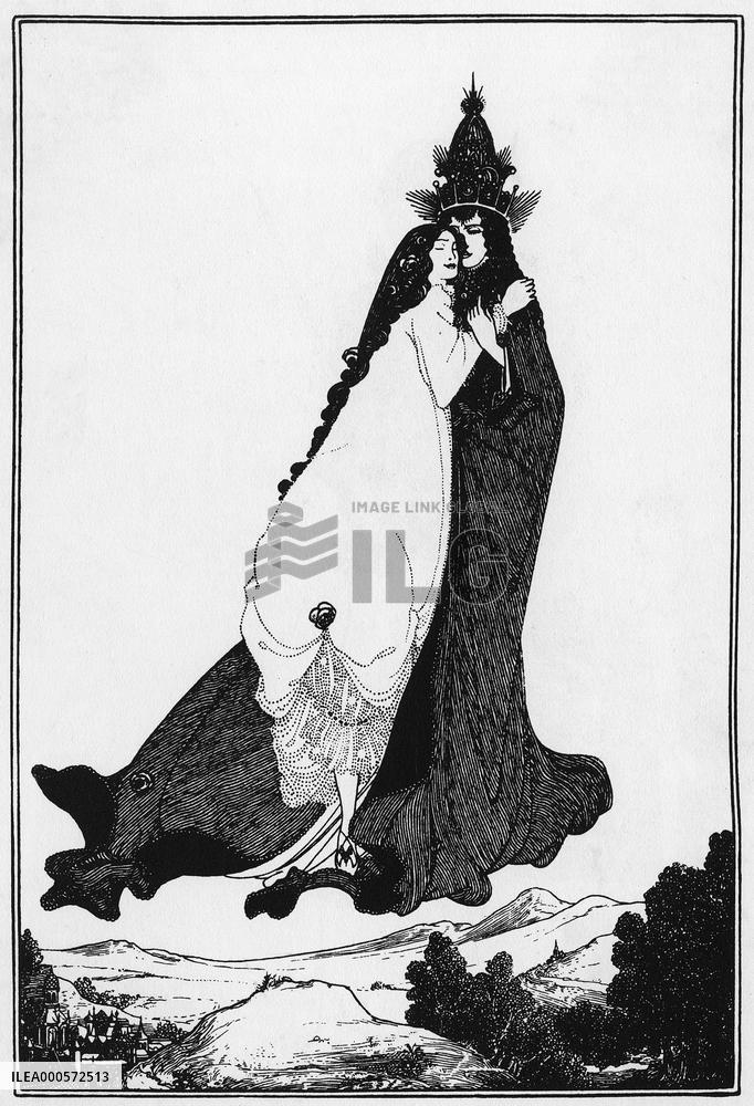 St Rose of Lima by Aubrey Beardsley