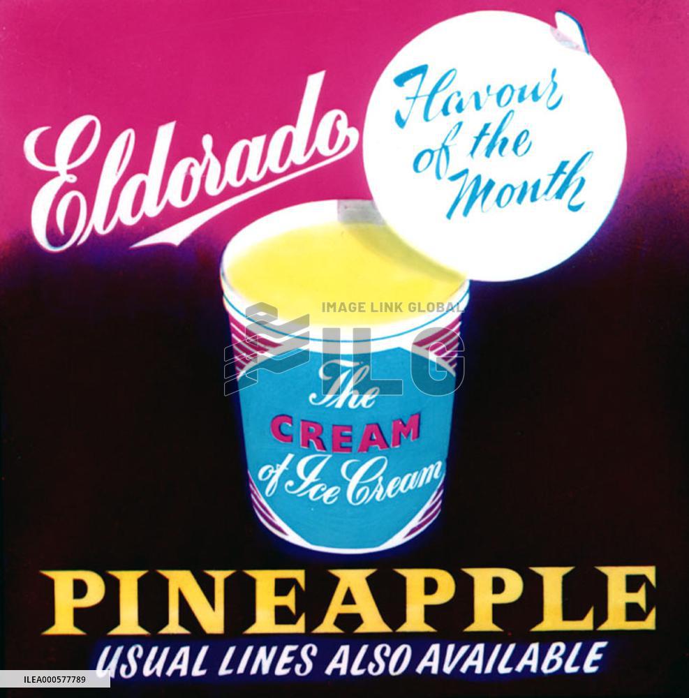 ICE CREAM ANNOUNCEMENT SLIDE SHOWN IN CINEMAS DURING THE INT