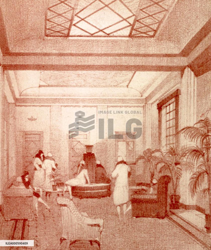 ARTISTS IMPRESSION OF THE BRIXTON ASTORIA IN 1929  A CORNER