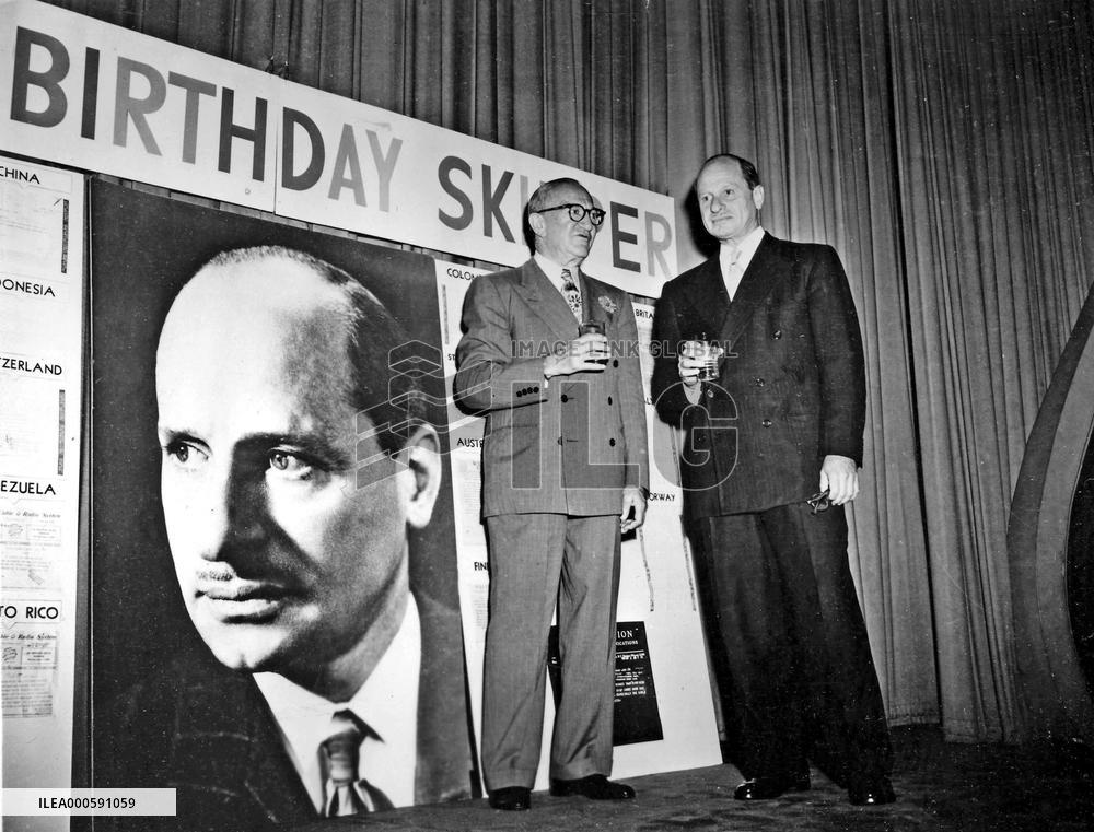 NICHOLAS M SCHENCK, president of Loew's Incorporated, the pa