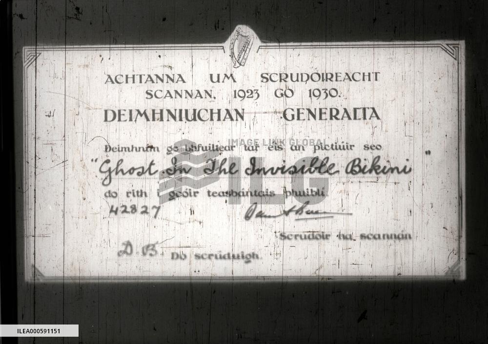 Well run censor's certificate from the Irish Republic for Gh