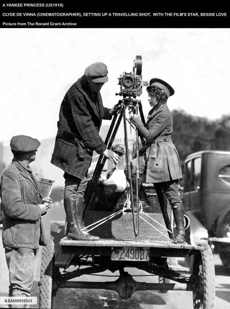 A YANKEE PRINCESS (US1919) CLYDE DE VINNA, CINEMATOGRAPHER A