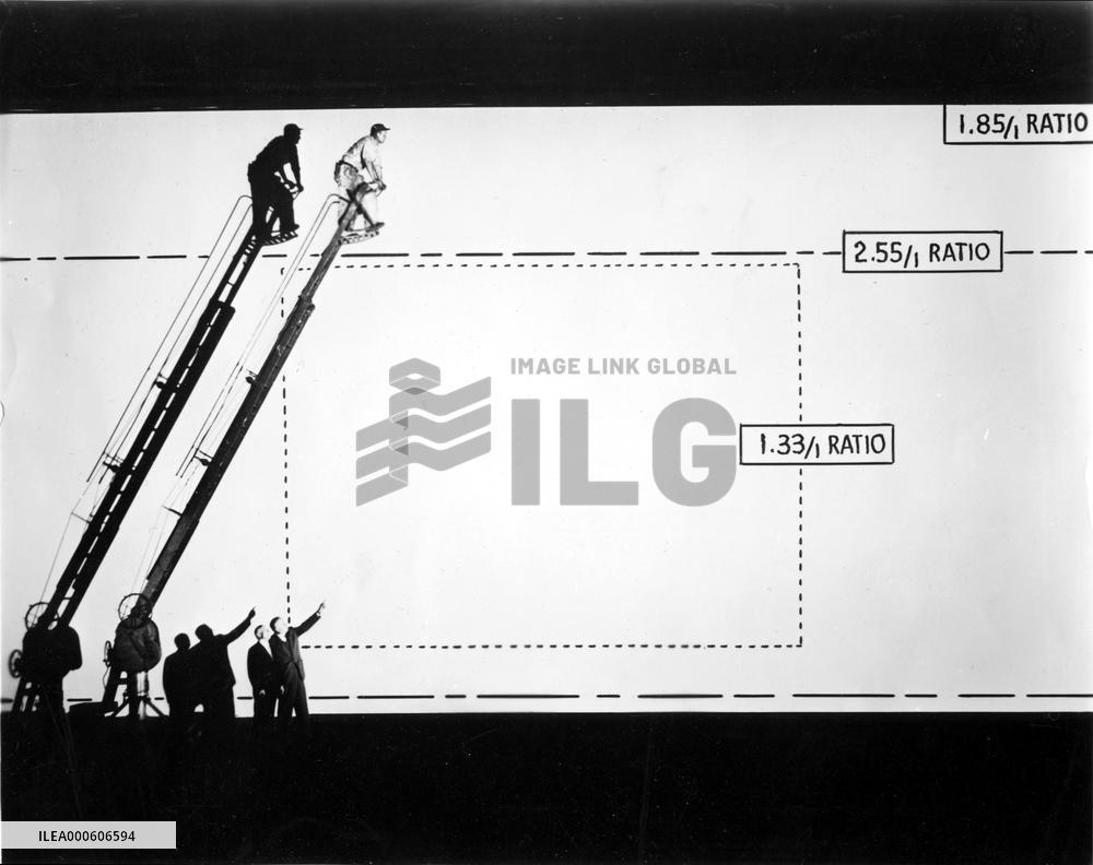 Y FRANK FREEMAN, Vice President of Paramount Pictures, shows