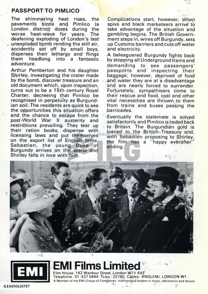 Passport to Pimlico film (1949)