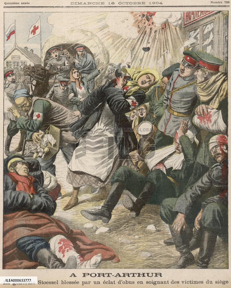 RUS-JAP WAR/WIFE HURT