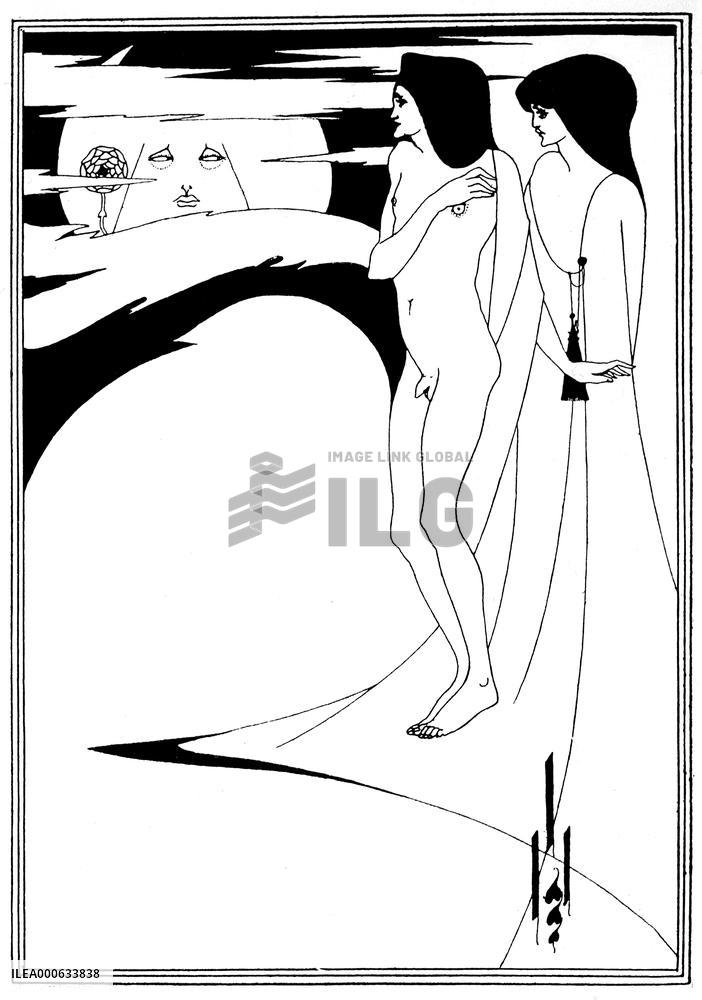 The woman in the moon.