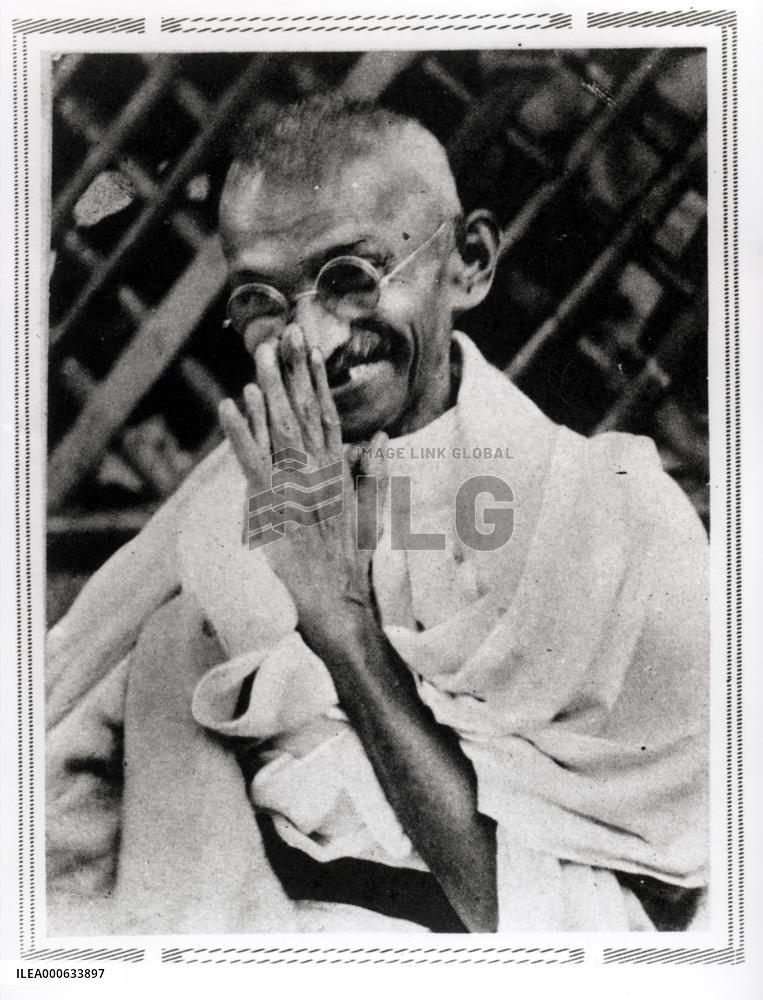 Gandhi before his arrest